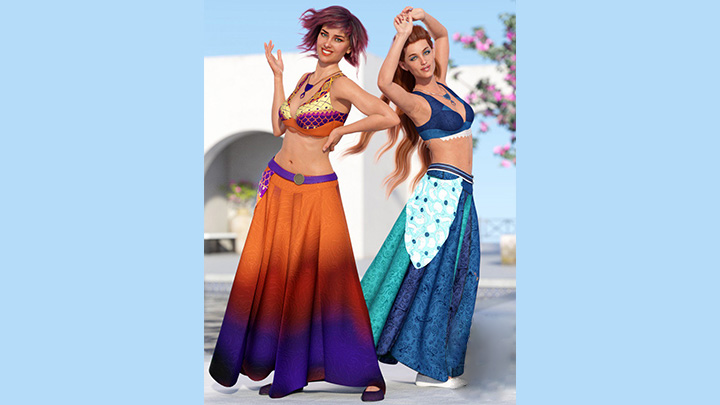 Daz3DPoser_女性人物2057