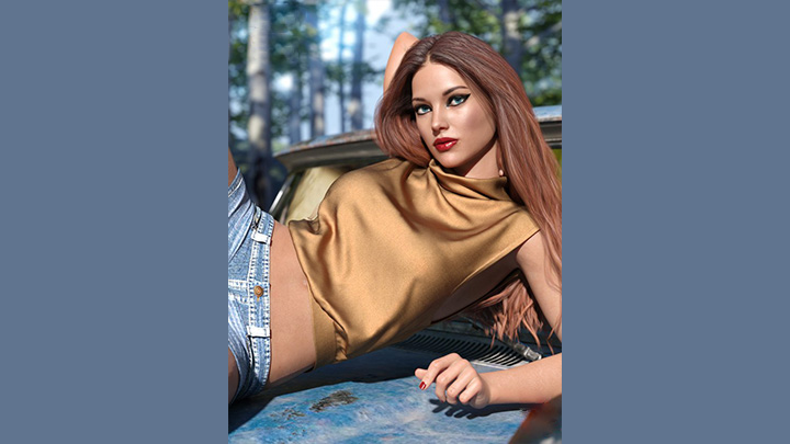 Daz3DPoser_女性人物2072