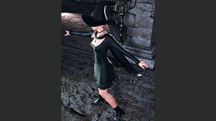 Daz3DPoser_女性人物2081