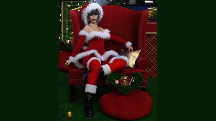 Daz3DPoser_女性人物2087