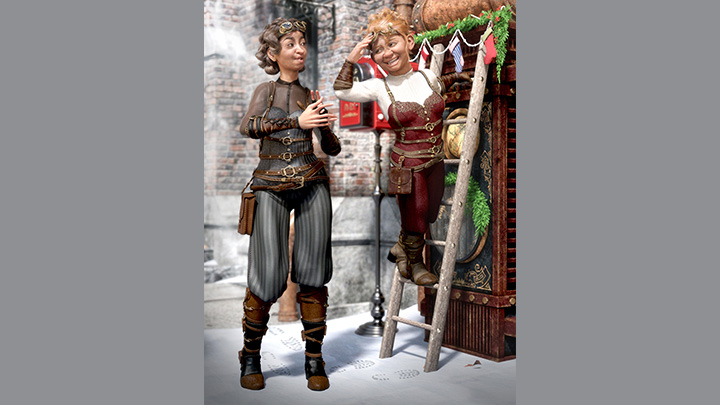 Daz3DPoser_女性人物2101