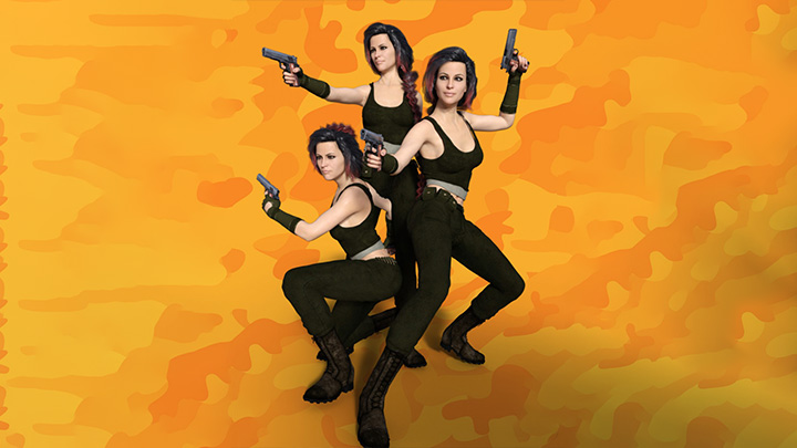 Daz3DPoser_女性人物2148