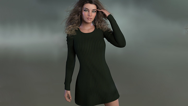 Daz3DPoser_女性人物2158