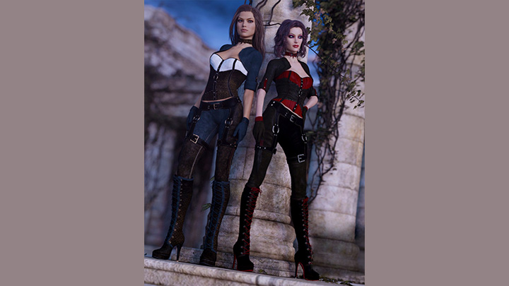 Daz3DPoser_女性人物2161