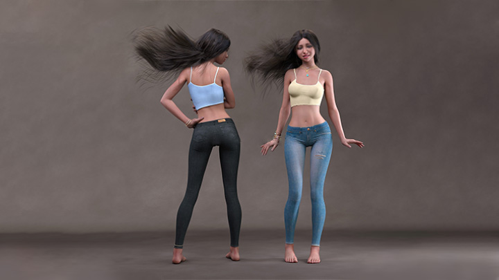 Daz3DPoser_女性人物2224