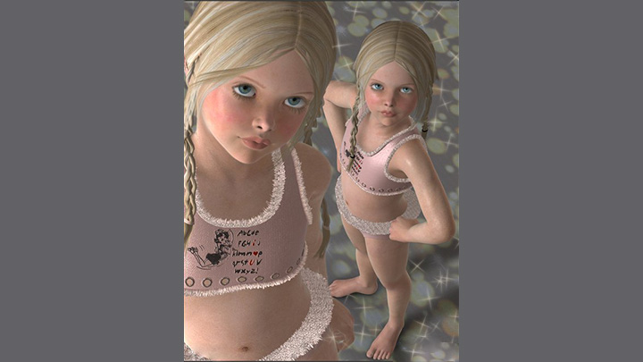 Daz3DPoser_女性人物2236