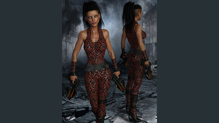 Daz3DPoser_女性人物2275