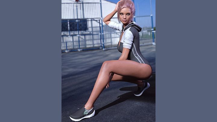 Daz3DPoser_女性人物2280