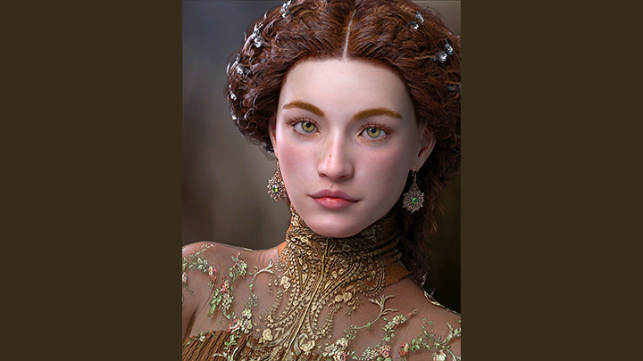 Daz3DPoser_女性人物2382