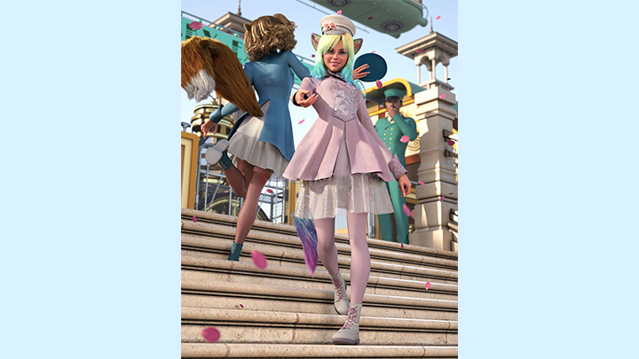 Daz3DPoser_女性角色246