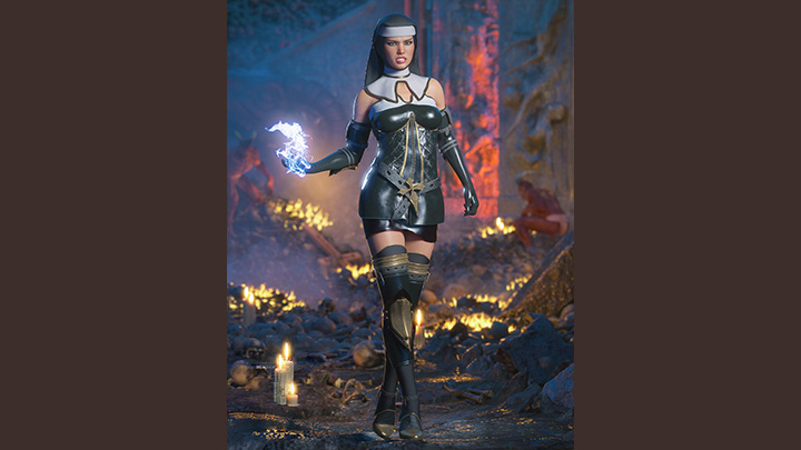 Daz3DPoser_女性角色344