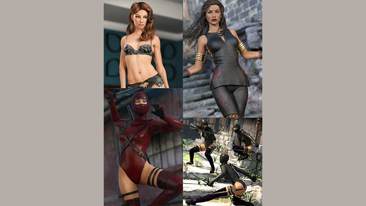 Daz3DPoser_女性角色359