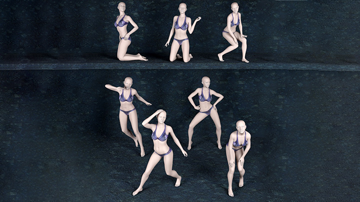 Daz3DPoser_性感内衣001