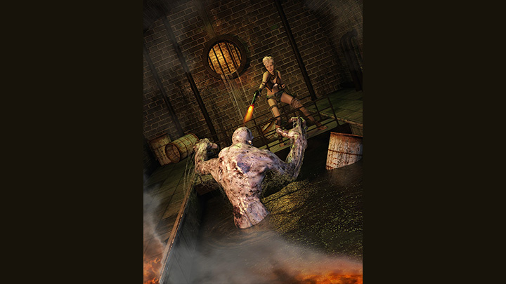 Daz3DPoser_战斗006