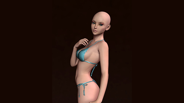 Daz3DPoser_泳装美女048