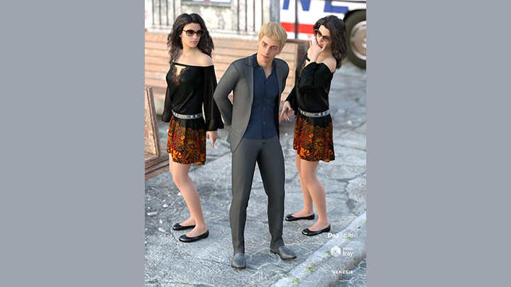 Daz3DPoser_男女人物038