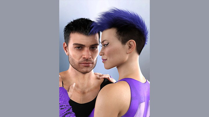 Daz3DPoser_男女人物052