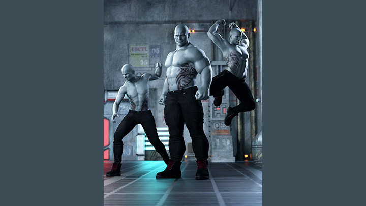 Daz3DPoser_男性人物276