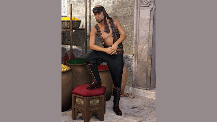 Daz3DPoser_男性人物305