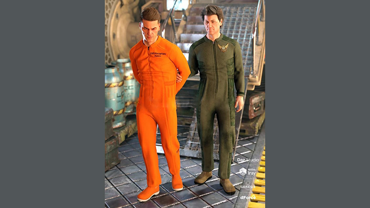 Daz3DPoser_男性人物337