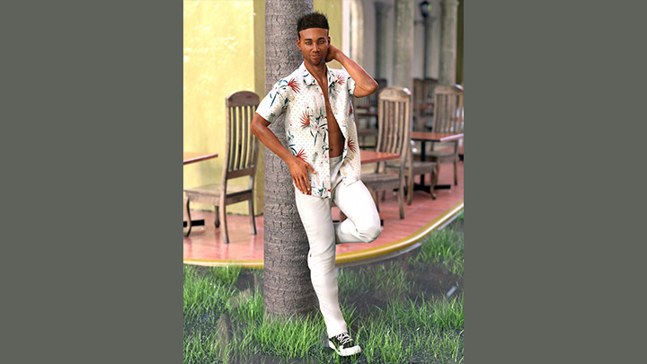 Daz3DPoser_男性人物435