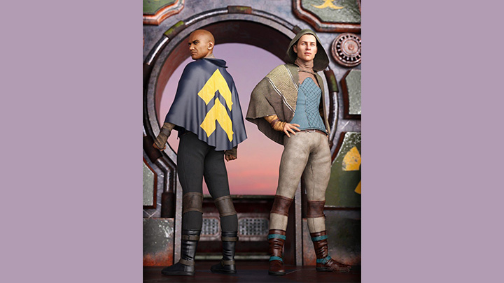 Daz3DPoser_男性人物450