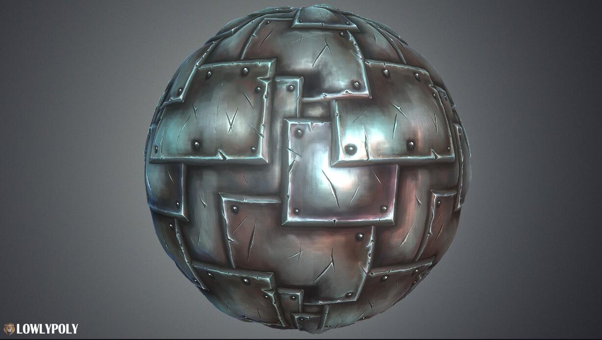 Metal Vol.18 – Hand Painted Textures材质