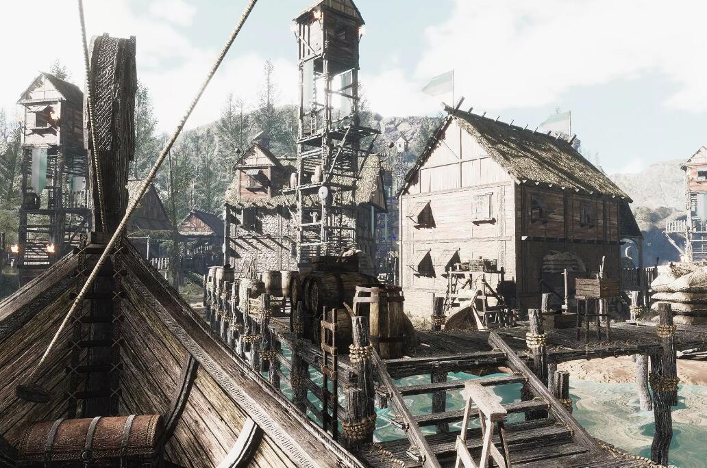 Modular Viking Village – Medieval Town – Medieval Village ModularInteriors v3.1中世纪村庄