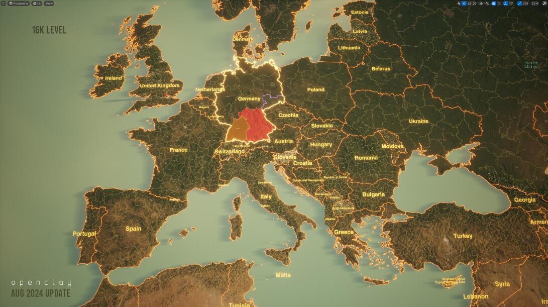 [Openclay] Earth World Map 5.0世界地图