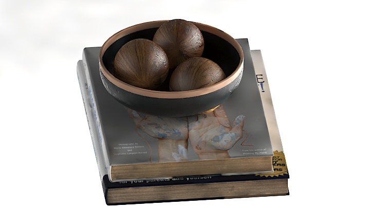 渲染模型_书本092