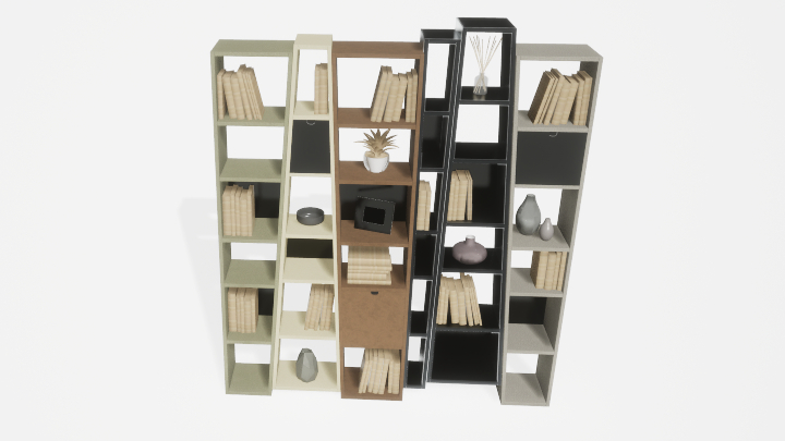 渲染模型_书架149