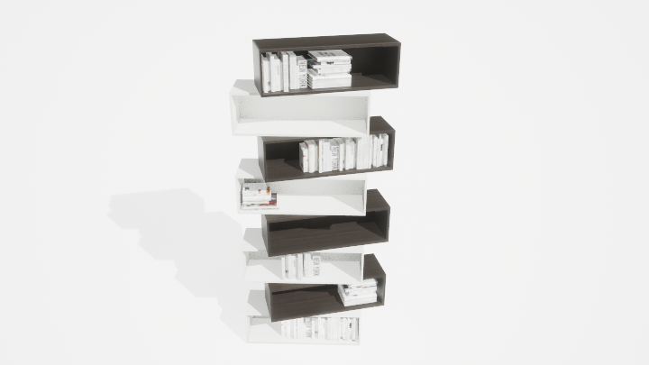 渲染模型_书架153