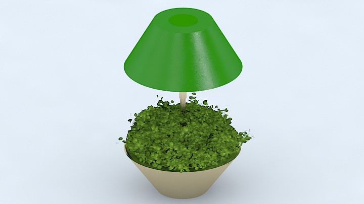 渲染模型_台灯1046