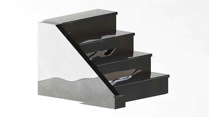 渲染模型_台阶002