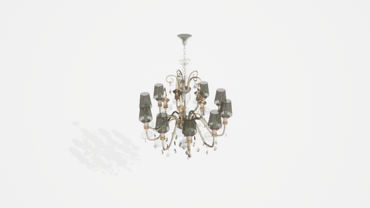 渲染模型_吊灯6280