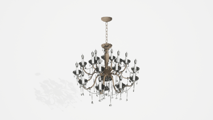 渲染模型_吊灯6288