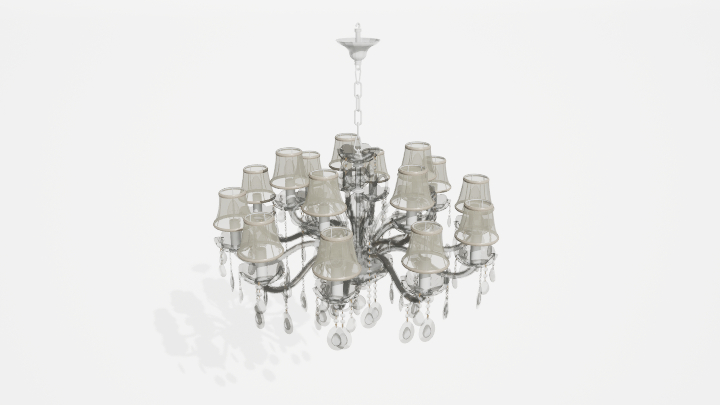 渲染模型_吊灯6298