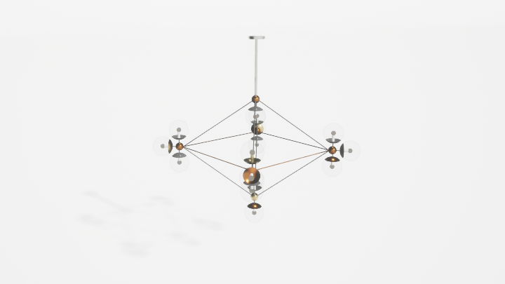 渲染模型_吊灯6316