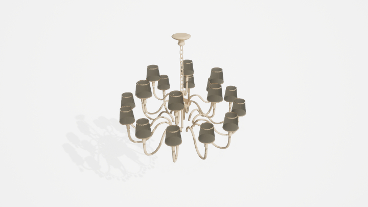 渲染模型_吊灯6324