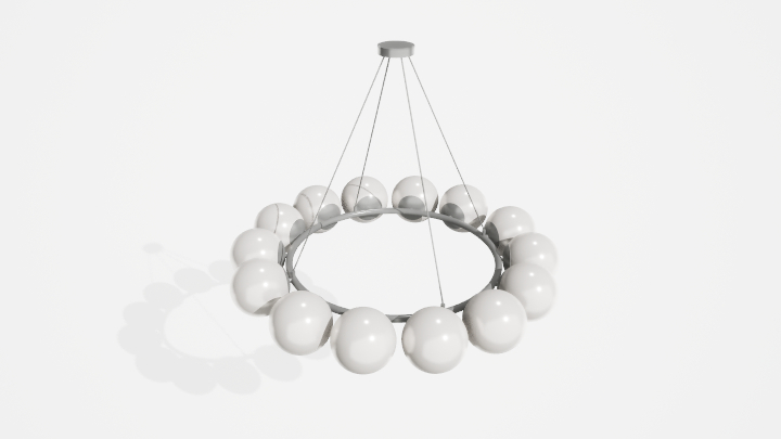 渲染模型_吊灯6330