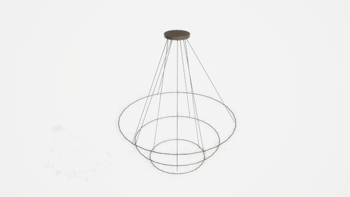 渲染模型_吊灯6332