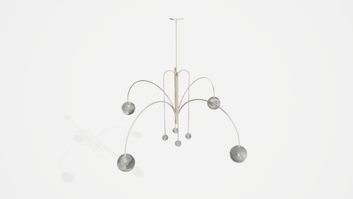 渲染模型_吊灯6344