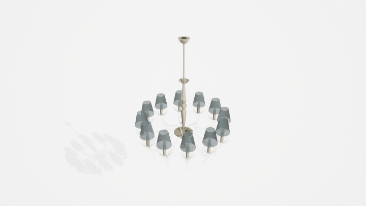 渲染模型_吊灯6360