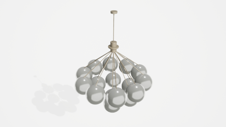 渲染模型_吊灯6423