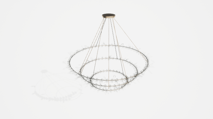 渲染模型_吊灯6437