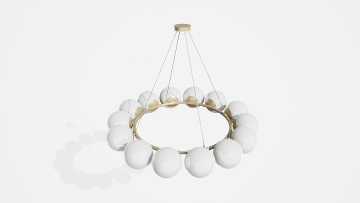 渲染模型_吊灯6449