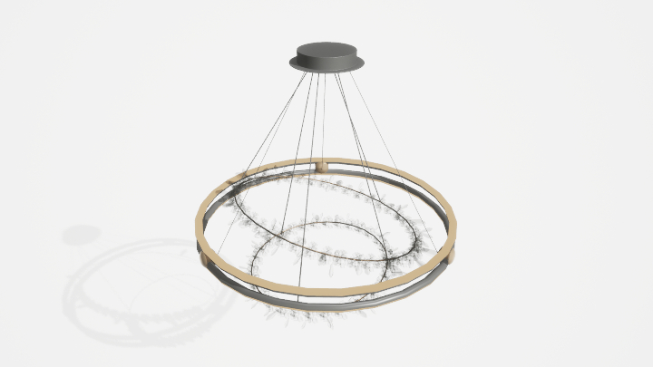 渲染模型_吊灯6453