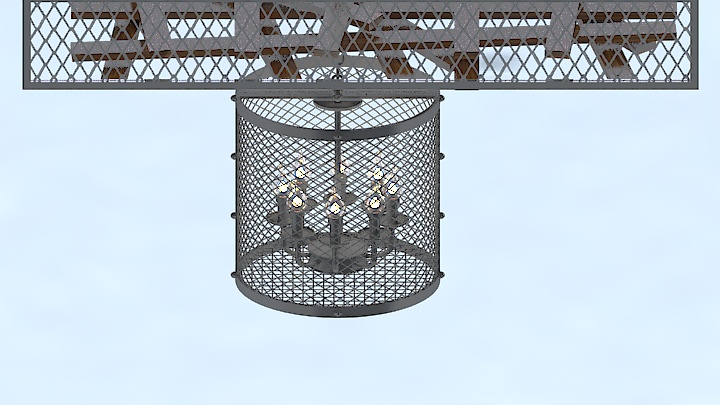 渲染模型_吊灯6456