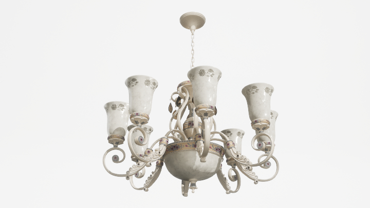 渲染模型_吊灯6486