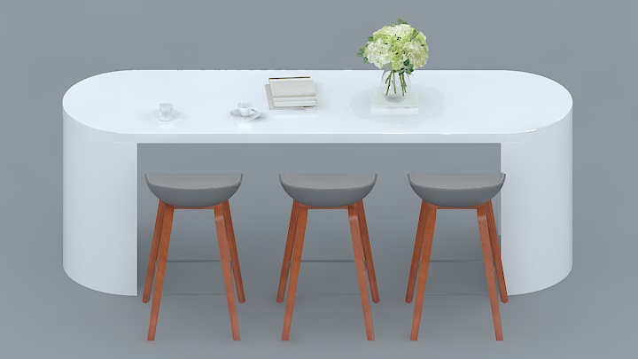 渲染模型_吧台042